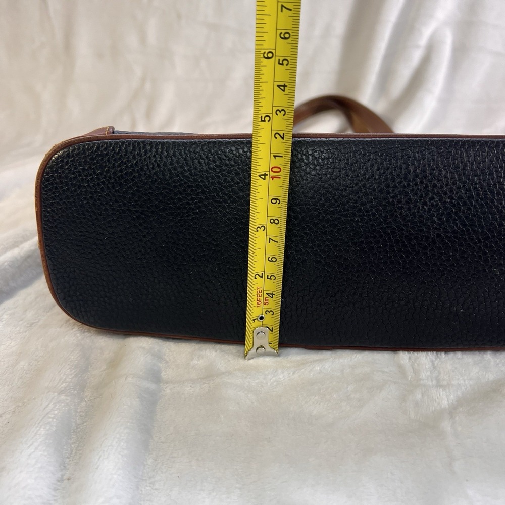 Dooney And Bourke Black Pebble Leather Charleston Large Shopper Tote  *see - Picture 7 of 15